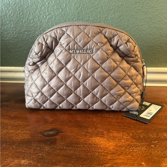 MZ Wallace Mauve Mica Cosmetic pouch NWT - Picture 2 of 4